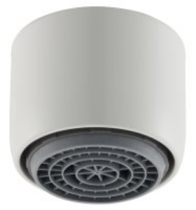 Bild von NEOPERL CASCADE SLC AC Strahlregler, weiss (RAL 9010), M22x1, A = ~ 13.5 - 15 l/min., Art.Nr. : 01060297 (01 0602 97)