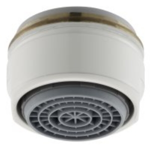 Bild von NEOPERL CASCADE SLC AC Strahlregler, weiss (RAL 9010), M24x1, A = ~ 13.5 - 15 l/min., Art.Nr. : 01070297 (01 0702 97)