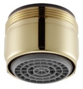 Bild von NEOPERL CASCADE SLC Strahlregler, vergoldet, M28x1, C = ~ 27 - 30 l/min., Art.Nr. : 01071197 (01 0711 97)