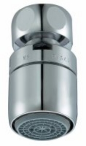 Bild von NEOPERL CASCADE SLC AC Strahlregler, mit Kugelgelenk/verchromt, 3/8", EK: F, A = ~ 13.5 - 15 l/min., Art.Nr. : 10961298 (10 9612 98)