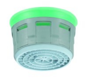 Bild von NEOPERL CASCADE SLC AC Eco. Innenteil, mit Dichtung/hellgrün, M22 / M24, Z = ~ 7.5 - 9 l/min., Art.Nr. : 01802097 (01 8020 97)