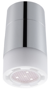 Bild von NEOPERL HONEYCOMB LED Strahlr. WSC CH, mit 3 Farben "Traffic Light", M22x1 / M24x1, EK: B, ~ 7.5 l/min., Art.Nr. : 70512798 (70 5127 98)