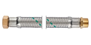 Bild von NEOFLEX Panzerschlauch DN20, IG x AG, 3/4" x 3/4", 50 cm, Art.Nr. : 66900050 (66 9000 50)