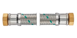 Bild von NEOFLEX Panzerschlauch DN32, IG x IG, 1 1/4" x 1 1/4", 30 cm, Art.Nr. : 66970030 (66 9700 30)