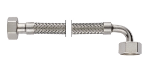 Bild von NEOFLEX INOX Ganzmetallschlauch DN10, IG X IG gebogen, 3/4" x 3/4", 80 cm, Art.Nr. : 66852080 (66 8520 80)