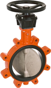 Bild von KSB Absperrklappe BOAX-SF Getriebe MA12, Gewindeflansch PN10/16 DN100, Art.Nr. : 42096727