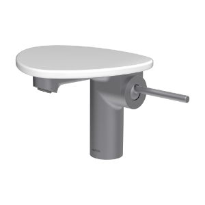 Bild von LAUFEN - ADA - Waschtischmischer, Ablage ohne Loch, Ausladung 110 mm, Festauslauf, ohne Ablaufventil, Art.Nr. :HF506702501060