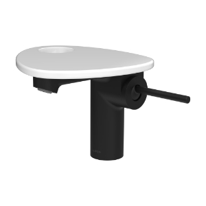 Bild von LAUFEN - ADA - Waschtischmischer, Ablage mit Loch, Ausladung 110 mm, Festauslauf, ohne Ablaufventil, Art.Nr. :HF506702511000