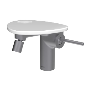 Bild von LAUFEN - ADA - Bidetmischer, Ablage mit Loch, Ausladung 110 mm, Festauslauf, mit Ablaufventil Clic-Clac, Art.Nr. :HF506710501000