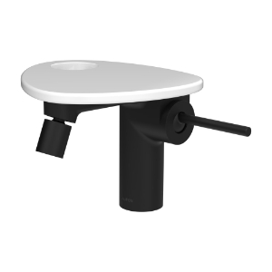 Bild von LAUFEN - ADA - Bidetmischer, Ablage mit Loch, Ausladung 110 mm, Festauslauf, mit Ablaufventil Clic-Clac, Art.Nr. :HF506710511000