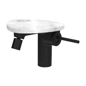 Bild von LAUFEN - ADA - Bidetmischer, Ablage mit Loch, Ausladung 110 mm, Festauslauf, mit Ablaufventil Clic-Clac, Art.Nr. :HF506710515000