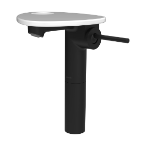 Bild von LAUFEN - ADA - Standsäulen-Waschtischmischer, Ablage mit Loch, Ausladung 110 mm, Festauslauf, ohne Ablaufventil, Art.Nr. :HF506714511000