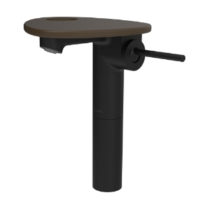 Bild von LAUFEN - ADA - Standsäulen-Waschtischmischer, Ablage mit Loch, Ausladung 110 mm, Festauslauf, ohne Ablaufventil, Art.Nr. :HF506714514000