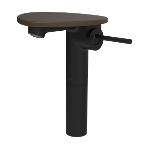 Bild von LAUFEN - ADA - Standsäulen-Waschtischmischer, Ablage ohne Loch, Ausladung 110 mm, Festauslauf, ohne Ablaufventil, Art.Nr. :HF506714514060