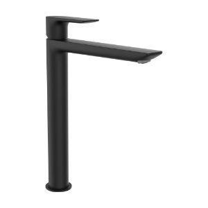 Bild von LAUFEN - CITYPLUS - Standsäulen-Waschtischmischer, Ausladung 185 mm, Festauslauf, Eco+ Funktion, ohne Ablaufventil, PVD Titanschwarz matt, Art.Nr. :HF505314428000