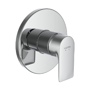 Bild von LAUFEN - CITYPLUS - Fertigmontage-Set für Unterputz-Duschenmischer, zu Simibox Standard & Simibox Light, Chrom, Art.Nr. :HF505378100000