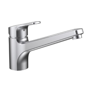 Bild von LAUFEN - CITYPRO - Spültischmischer, Ausladung 225 mm, Schwenkauslauf, PVD inox look, Art.Nr. :HF500930423000