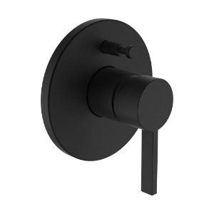 Bild von LAUFEN - KARTELL LAUFEN - Fertigmontage-Set für Unterputz-Bademischer, zu Simibox Standard & Simibox Light, mit integriertem Rohrunterbrecher Typ LB, PVD Titanschwarz matt, Art.Nr. :H3213360810101