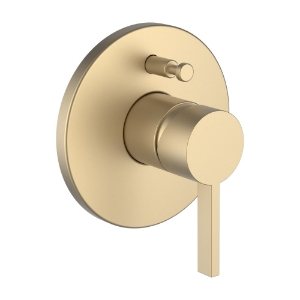 Bild von LAUFEN - KARTELL LAUFEN - Fertigmontage-Set für Unterputz-Bademischer, zu Simibox Standard & Simibox Light, PVD Blassgold matt, Art.Nr. :H3213360830001