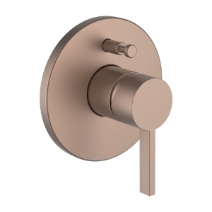 Bild von LAUFEN - KARTELL LAUFEN - Fertigmontage-Set für Unterputz-Bademischer, zu Simibox Standard & Simibox Light, mit integrierter Sicherheitseinrichtung Typ LB, PVD Rosegold gebürstet, Art.Nr. :H3213361680101