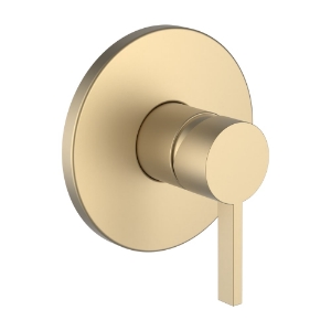 Bild von LAUFEN - KARTELL LAUFEN - Fertigmontage-Set für Unterputz-Duschenmischer, zu Simibox Standard & Simibox Light, PVD Blassgold matt, Art.Nr. :H3313360830001