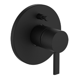 Bild von LAUFEN - MEDA - Fertigmontage-Set für Unterputz-Bademischer, zu Simibox Standard & Simibox Light, mit integrierter Sicherheitseinrichtung Typ LB, PVD Titanschwarz matt, Art.Nr. :HF506689428000