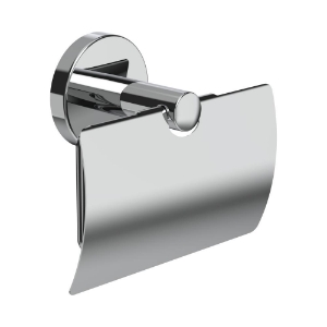 Bild von LAUFEN - NIARA - Papierrollenhalter mit Deckel, Metall, Klebemontage möglich, Art.Nr. :H3840620040041