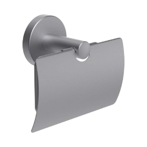 Bild von LAUFEN - NIARA - Papierrollenhalter mit Deckel, Metall, Klebemontage möglich, Art.Nr. :H3840621610041