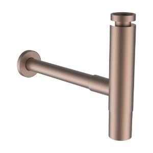 Bild von LAUFEN - SANITARY ACCESSORIES - Siphon, 180 x 325/360 mm, PVD Rosegold gebürstet, Art.Nr. :H3749801680001