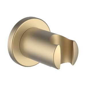 Bild von LAUFEN - SANITARY ACCESSORIES - Twin, fester Handbrausenhalter, Ausladung 52 mm, runde Rosette, PVD blassgold matt, Art.Nr. :HF504779462000