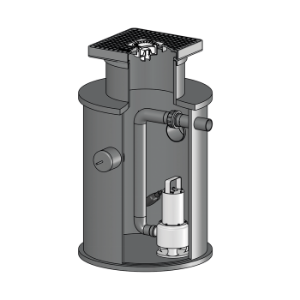 Bild von Biral - Fertig-Pumpstation FPS 600 1.00 63 BF12, Art.Nr. : 2128390302