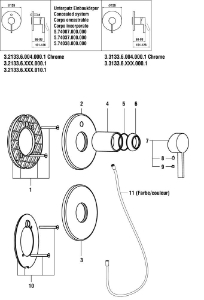 Bild von LAUFEN - HEBEL KOMPLETT 40MM SIMIBOX CHRO, Art.Nr. :H3903300040671