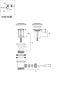 Bild von LAUFEN - KELCH+SCHAUMDICHTUNG+VENTILSTOPFEN CHRO, Art.Nr. :WI107363100000
