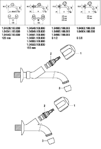 Bild von LAUFEN - SANITAERGRIFF LAUFEN BLAU CHRO, Art.Nr. :WI508800100820