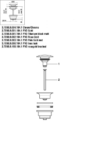 Bild von LAUFEN - VENTILSTOPFEN CLIC ABLAUFVENTIL F465, Art.Nr. :WI519010465000