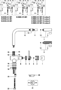 Bild von LAUFEN - ROHRBOGEN KOMPLETT 225MM KÜCHE F427, Art.Nr. :WI534092427000