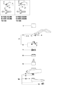 Bild von LAUFEN - AUSLAUF WAND WT CLINIC A175 CHRO, Art.Nr. :WI534138100094
