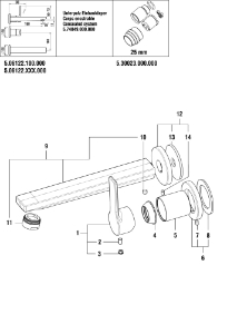 Bild von LAUFEN - AUSLAUF ZU S-BOX 2P SWISSTAP A185 F462, Art.Nr. :WI534156462000