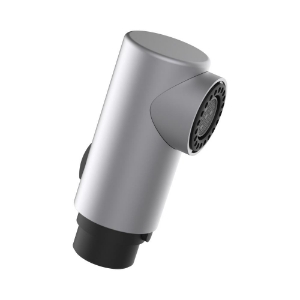 Bild von LAUFEN - AUSZUGBRAUSE MIT GUMMIDRUCKKNOPF F441  Edelstahl, Art.Nr. :WI539024441060