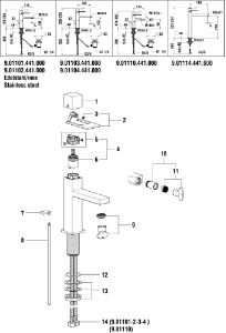 Bild von LAUFEN - GELENKMISCHDÜ+LUFTMISCH.M16.5+SCHLU.F423, Art.Nr. :WI559029423060