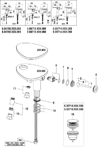 Bild von LAUFEN - BIDET KUGELGELENK CACHÉ M24X1 F423, Art.Nr. :WI559091423000