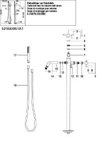 Bild von LAUFEN - KAPPE ZU KARTELL BAD MISCH. F428, Art.Nr. :WI560068428