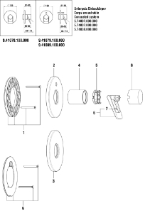 Bild von LAUFEN - DEKORRING d48 SIMIBOX CLASS3 CHR, Art.Nr. :WI562078100