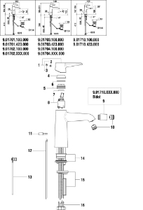 Bild von LAUFEN - ABLAUFVENTILHEBEL ZU PURE F423, Art.Nr. :WI564070423