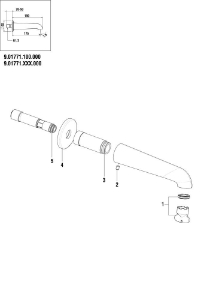 Bild von LAUFEN - ROSETTE WANDAUSLAUF d55 F423, Art.Nr. :WI567024423000
