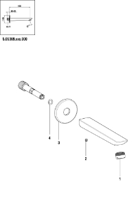 Bild von LAUFEN - ROSETTE WANDAUSLAUF d55 F428, Art.Nr. :WI567024428000