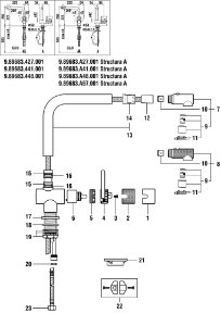 Bild von LAUFEN - HAUBE TWIN d42 STRUKTURIERT LAUFEN F427, Art.Nr. :WI567070427600