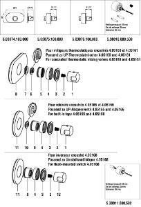 Bild von LAUFEN - ROSETTE RUND TIEFGEZOGEN M/DICHTUNG CHRO, Art.Nr. :WI569003100001
