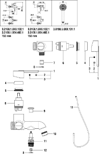 Bild von LAUFEN - UMSTELLER-ZUGKNOPF F428, Art.Nr. :WI569044428