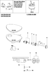 Bild von LAUFEN - ROSETTE d60 KOMPLETT ZU 1-POINT F423, Art.Nr. :WI569045423000